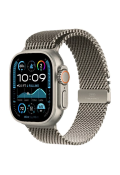 Apple Watch Ultra 2 2024 GPS + Cellular 49mm Natural Titanium Case with Natural Titanium Milanese Loop  S (MX4M3)